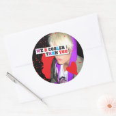 WIR SIND COOLER ALS SIE VON Gregory Littley Runder Aufkleber (Umschlag)