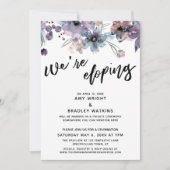 Wir sind dabei, eine Lässige Handschrift für Aquar Einladung (Vorderseite)