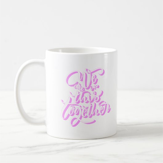 WIR SIND DABEI ZUSAMMEN KAFFEETASSE (Links)