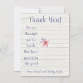 Wir sind dankbar für das Handsanisierer-Geschenk Einladung (Vorderseite)