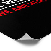 Wir sind das 99% - 99% Occupy Wall Street Poster (Ecke)