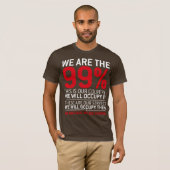 Wir sind das 99% - 99-Prozent-Occupy Wall Street T-Shirt (Vorne ganz)