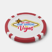 Wir sind das, was in Vegas passiert Pokerchips (Einzeln)