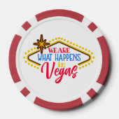 Wir sind das, was in Vegas passiert Pokerchips (Rückseite)