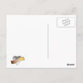 Wir sind das, was wir essen postkarte (Rückseite)