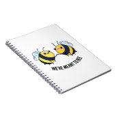 Wir sind dazu da, eine lustige Couple Bee Pun zu s Notizblock (Rechte Seite)