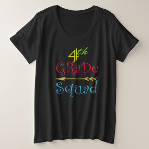 Wir sind der 3. 4. Klasse Squad Lehrer Student B2S Große Größe T-Shirt