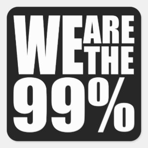 Wir sind der 99% Aufkleber