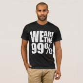 Wir sind der 99% Dunkle-Bella-Leinwand-T - Shirt (Vorne ganz)
