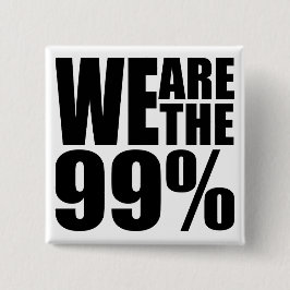 Wir sind der 99% Knopf Button