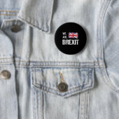 Wir sind der Brexit, die Flagge der Union, Verlass Button (Beispiel)