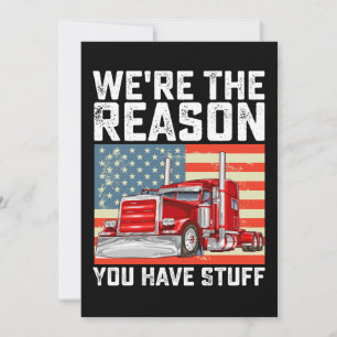 Wir sind der Grund, warum Sie einen Lkw-Fahrer hab Einladung