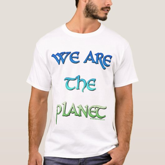 Wir sind der Planeten-T - Shirt (Vorderseite)