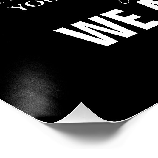 WIR SIND DER STORMPOSTER POSTER (Ecke)