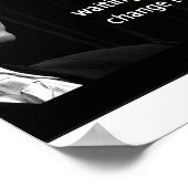 Wir sind der Wandel, den wir anstreben Poster (Ecke)