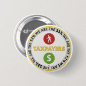 Wir sind die 53 % Steuerzahler Button (Vorne & Hinten)