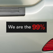 Wir sind die 99% autoaufkleber (Auf Auto)