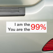 Wir sind die 99% autoaufkleber (Auf Auto)