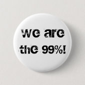 Wir sind die 99%! button (Vorderseite)