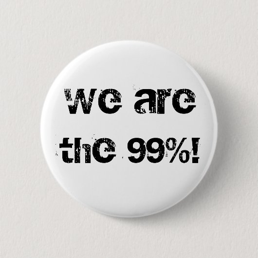 Wir sind die 99%! button (Vorderseite)