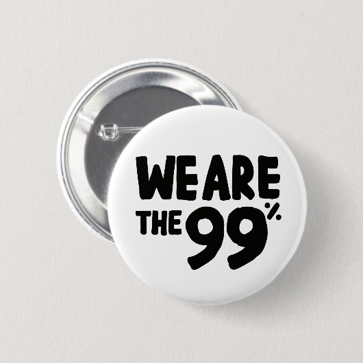 Wir sind die 99 % button (Vorne & Hinten)