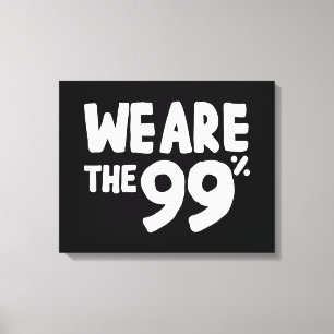 Wir sind die 99% leinwanddruck