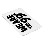 Wir sind die 99% magnet (Rechte Seite)