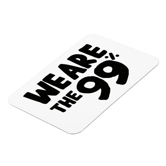 Wir sind die 99% magnet (Linke Seite)