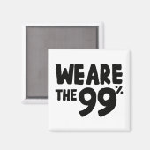 Wir sind die 99 % magnet (Vorderseite/Rückseite)