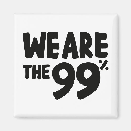 Wir sind die 99 % magnet (Vorne)