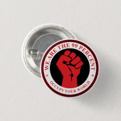 Wir sind die 99 Prozent Button (Vorne & Hinten)