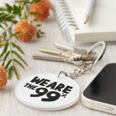 Wir sind die 99% schlüsselanhänger (Vorderseite rechts)