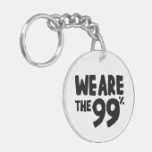 Wir sind die 99% schlüsselanhänger (Vorderseite links)