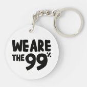 Wir sind die 99% schlüsselanhänger (Rückseite)