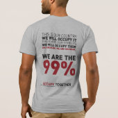 Wir SIND die 99% T-Shirt (Rückseite)