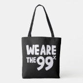 Wir sind die 99% tasche (Rückseite)