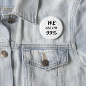 WIR SIND DIE 99% - UNTERSTÜTZUNG BESETZEN WALL BUTTON (Beispiel)