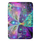 WIR SIND DIE ANGELS SHOWER CURTAIN BADEMATTE (Vorderseite Vertikal)
