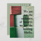 Wir sind die Gebäude Postkarte (Vorne/Hinten)