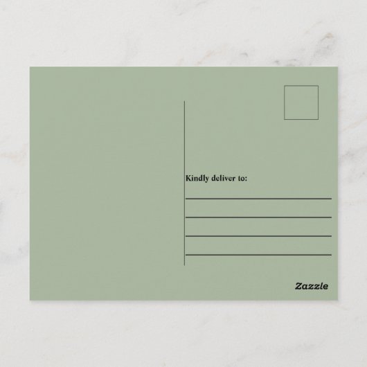 Wir sind die Gebäude Postkarte (Rückseite)