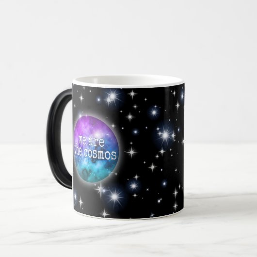 Wir sind die kosmos-morphende Tasse (Vorderseite Links)