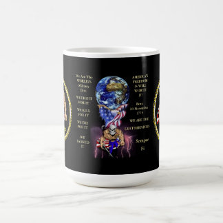 WIR SIND DIE LEATHERNECKEN KAFFEETASSE