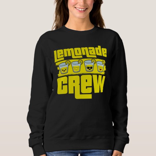 Wir sind die Lemonade-Crew Citrus Frucht Lemon Sweatshirt (Vorderseite)