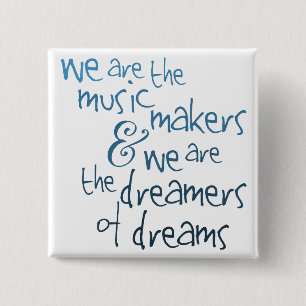 Wir sind die Musik-Maker-Taste Button