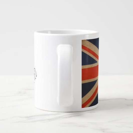 Wir sind die Patriot-Tasse in Großbritannien Jumbo-Tasse (Rückseite)