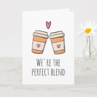 Wir sind die perfekte Mischung Kaffee lustig in Li