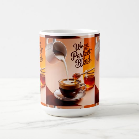 Wir sind die perfekte Mischung Kaffeetasse (Mittel)