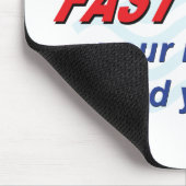 Wir sind die schnellen Mädchen Mousepad (Ecke)