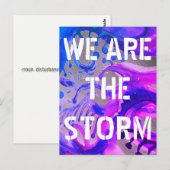 Wir sind die STORM Definition Postkarte (Vorne/Hinten)