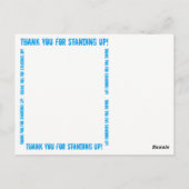 Wir sind die STORM Vielen Dank Postkarte (Rückseite)